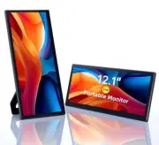 Portable Monitor, 12.1 Inch Ultra-Slim Portable Laptop Monitor with Kickstand, L