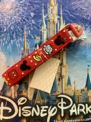 DISNEY Store EMBROIDERED Mickey Minnie Camera Bag / Purse Strap DSLR NEW