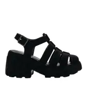[Melissa Shoes] Megan Velvet in Black