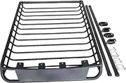 YH-E-001 Iron Steel Universal Roof Rack Luggage Rack Carrier Basket Roof Basket