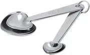 Stainless Steel Heart Shaped Measuring Spoons Baking Utensils Kitchen Cooking Tools for Family Use