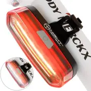 DUO-120 Red/White Strobe Back Rear Bike Light USB Rechargeable COB LED Lights...