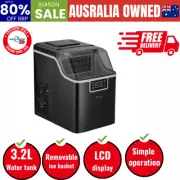 3.2L Portable Ice Maker with Ice Cube Scoop Stainless