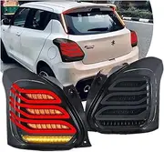 Start up Animation Sequential Turn Assembly Tail Light Compatible with Suzuki Swift 3th 2017-2023(SOMKED)
