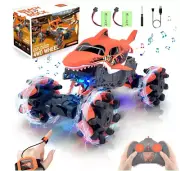 Remote Control Gesture Sensor Shark Monster Truck All-Terrain Toy Car Vehicle...