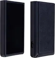 MITER CASE Compatible with Sony Walkman NW-ZX707 ZX706 ZX700, Handmade Italy PU Case Cover for ZX700 Series (Black)