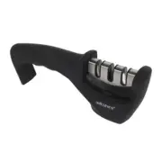 Wiltshire Knife Sharpener 3 Stage Pull Through Non Slip Base Knives Sharpening