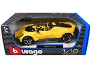 Bugatti Mistral Yellow with Carbon Accents 1/18
