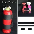 Kit Black Fire Extinguisher Holder Magic Buckle Bandage Tape Car Trunk Bag