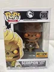 Funko Pop! Vinyl: Mortal Kombat - Scorpion - Hot Topic (HT)(Exclusive) #255#3088