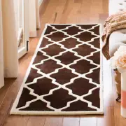 Safavieh Chatham DARK BROWN / IVORY 2'-3" X 9' Runner - CHT735R-29