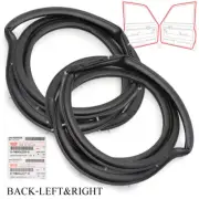 For Isuzu D-Max Hi-Lander 2003 '10 Rear Lh+Rh Door Rubber Seal Weatherstrip