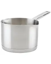 KitchenAid 3-Ply Base Stainless Steel Induction Sauce Pan with Pour Spouts