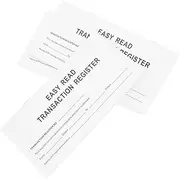 LOPUNER Books of Personal Checkbook Register Large Print Financial Ledger for Efficient Tracking Management of Issued Checks Portable for Go Use