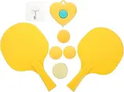 1Set Hanging Table Tennis Trainer Set for Durable Table Tennis Equipment for Home Practice Fun Indoor Activity Helps Skills with Paddles Balls