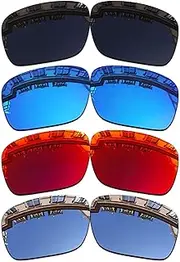 [Vonxyz] Set of 4 Lenses Replacement for Oakley Holbrook XL OO9417 Sunglass Combo Pack