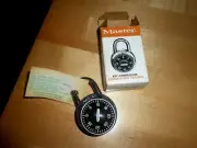NEW Master Lock 1525 Combination Padlock ,Black/Silver,In Original Box and tag!
