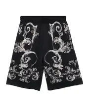 elastic waist shorts IT48,IT46 Black