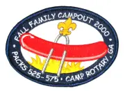 Camp Rotary (GA) 2000 Pocket Patch BSA