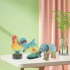 Animal Table Lamp Stained Resin Table Lamp Handcrafted Bohemian Desk Lamp Night