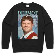 Vintage Dermot O'Leary Homage Jumper Sweater Sweatshirt TV Presenter UK Morning Funny Gift Adult CrewneckHoodie