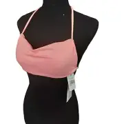 Peixoto Shimmering Rose Bikini Top Only Size Medium NWT