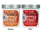 PUNKY COLOUR Semi Permanent Hair Color- Flame & Fire -3.5oz each