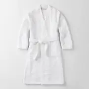 Sheridan Quick Dry Luxury Unisex Bathrobe in White Size: Small/Medium Cotton