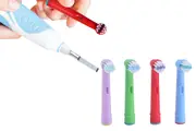 4Pcs Coloured Replacement Heads for Children Compatible with Oral B Electric Toothbrush