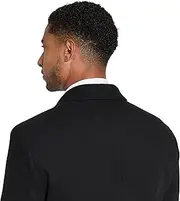 [Kenneth Cole] Men's Chesterfield Overcoat, Black, Black, 36