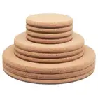 Cork Plant Coasters, 3 Sizes Layers Hard Thick Cork Planter Coaster, 4/6/86242