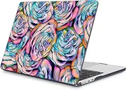 Mektron Compatible with M4 MacBook Air 15 inch Case 2025 A3241 2024 2023 M3 A3114 A2941 M2 Liquid Retina Display Touch ID, Plastic Hard Case & Keyboard Skin & Screen Protector - Roses Succulents