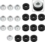 FLYPIG M6 Rubber Grommets Bolt Kit For Honda Yamaha Suzuki Kawasaki Ninja ZX-6R ZZR600 ZX-7R CBR 954 929 GSXR 600 750 1000 YZF R1 R6 Fairing Motorcycle Side Cover