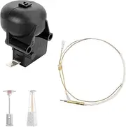 Thermocouple with Tilt Switch Replacement Parts for Patio Heater, Glass Tube and Room Garden Outdoor Heater Thermocouple and Dump Switch Repair Kit, Safety Protection System Thermistor, 1 Pack