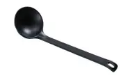 Yanco China BP-7003 Black Pearl Asian Style Melamine 8.75" Wonton Spoon - 6 Doz