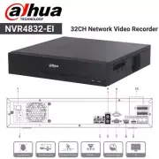 Dahua NVR4832-EI 4K 32 Channel Network Recorder Surveillance Camera System