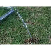 Palram - Canopia HG1022 Cable Anchor Kit for Snap-n-Grow Greenhouses