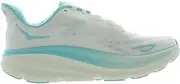 [HOKA] Clifton 9 Womens Running Shoes, Frost/Rose Gold, 9