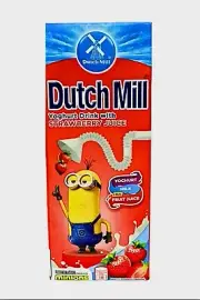 2x 4-PACK Dutchmill STRAWBERRY Yoghurt Drink 180ml (2×4×180ml) (8pcs)