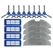 Hepa Filters Side Brush Mop Rags Cloths Replacement for Robovac G10 G30 Robot Vacuum Cleaner Spare Parts Kit