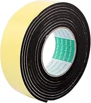 Foam Tape, 5pcs Office Tape 10 mmThickness 10-50 mm Width Single Sided Sponge Sticker Foam Glue Strip Sealing 2 Meters Long(30 mm*10 mm*2 Meters)