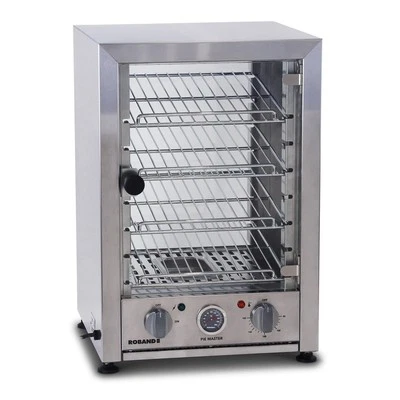 Roband Pie and Food Warmer Hinged Glass Door with Internal Light - 25 Pies - ...