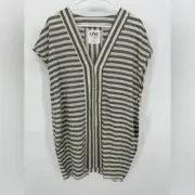 One Teaspoon | NWT Women’s XS bungalow Grey Striped Dress