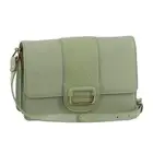 Pierre Cardin Ladies Leather Flapover Cross Body/Clutch - Jade