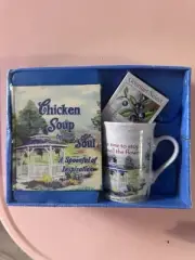 Chicken Soup for the Soul A Spoonful of Insipration Tea Cup Book & Blk Tea NEW