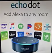 Amazon Echo Dot 2nd Generation w/ Alexa Voice Media Smart Device - Black