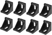 [BBAUER] Inside Corner Bracket Gusset, 40mm x 40mm for 4040 Series Aluminum Extrusion Profile, 8 Pcs