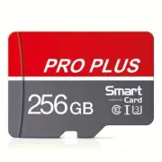 256GB High-Speed Class 10 U3 MICRODRIVE Pro Plus Memory Card/TF Cards - Red & Gr