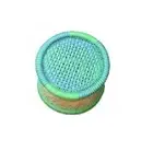 eGharonda Cane Wood Garden/ Home/ Bar/ Restaurant Stool/ Muddi (Blue & Orange)