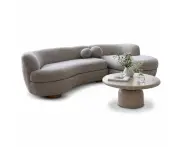 Kensington Indoor Boucle Corner Lounge Sofa - Fabric Lounges -